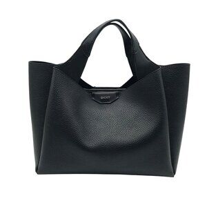 DKNY Black Top Handle Willa Satchel